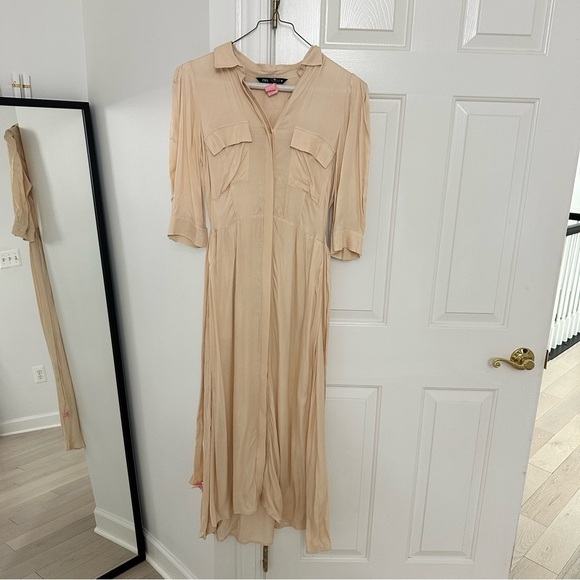 Zara Satin effect Maxi Dress - Picture 5 of 6